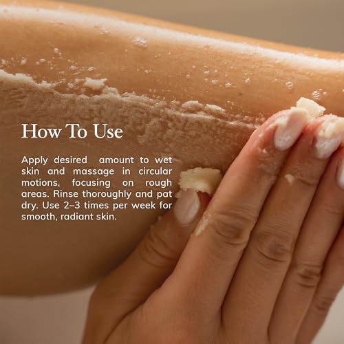 Deep Steep Sugar Scrub, Lavender Vanilla, 8 oz – Exfoliating Body Scrub with Organic Coconut Oil, Shea Butter & Argan Oil – Vegan, Clean Beauty, Smooth, Soft & Nourished Skin