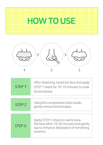 BRING GREEN Tea Tree Cica Pore Strip (3-Pack) with 6 Compressed Cotton Swabs | Deep Pore Cleansing & Blackhead Removal | Non-Comedogenic, Vegan Nose Strips for Oily & Sensitive Skin