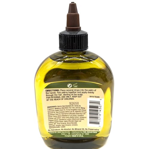 Difeel Premium Natural Hair Oil - Tea Tree Oil for Dry Scalp 7.1 Ounce