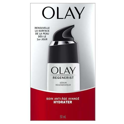 Olay Serum, Regenerist Light Gel Face Mousturizer, Anti-Aging, Anti-Wrinkle, Hydrating, Firming, Smoothening, Improves Fine Lines and Elasticity - Amino Peptide Complex, 1.7 oz