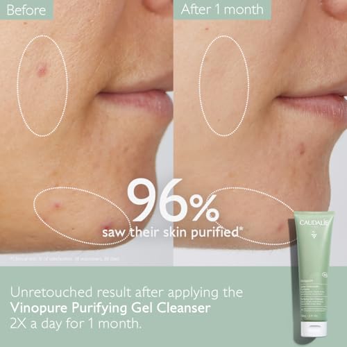 Caudalie Vinopure Salicylic Acid Cleanser, Pore Purifying Gel Cleanser - 150 mL