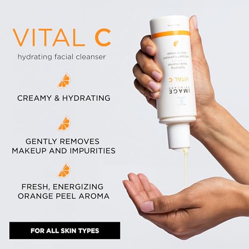 IMAGE Skincare, VITAL C Hydrating Facial Cleanser, Gentle Face Wash with Vitamin C, E and A, 6 fl oz