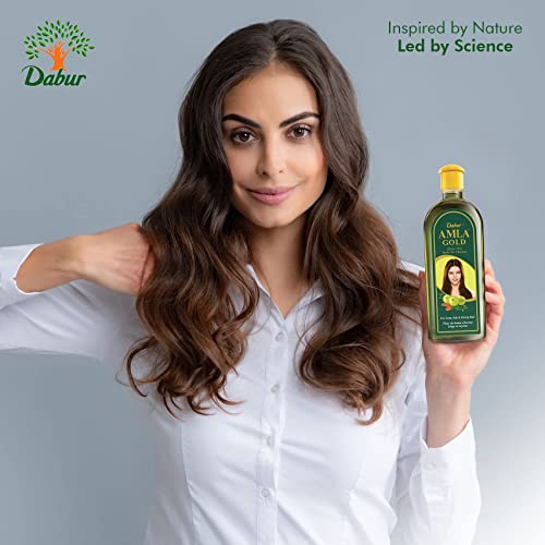 Vatika Naturals Amla Hair Oil – Nourishing Herbal Hair Oil for Stronger, Thicker & Shinier Hair – Enriched with Amla Extracts to Reduce Hair Fall, Strengthen Roots & Promote Healthy Growth – 300ml