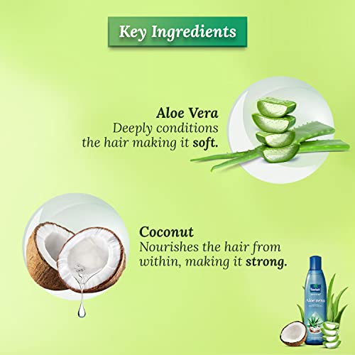 Parachute Advansed Aloe Vera Enriched Coconut Hair Oil | For Strong, Soft & Silky Hair| Deep Nourishment & Conditioning| All hair Types| 8.4 Fl.oz., Indian Hair Oil