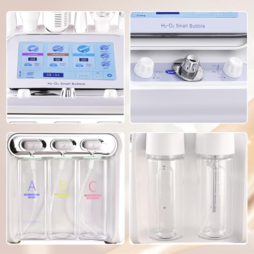 Hydrogen Oxygen 7 in1 Diamond Microdermabrasion Machine，Facial Peeling Skin Care for Salon Personal Home Use