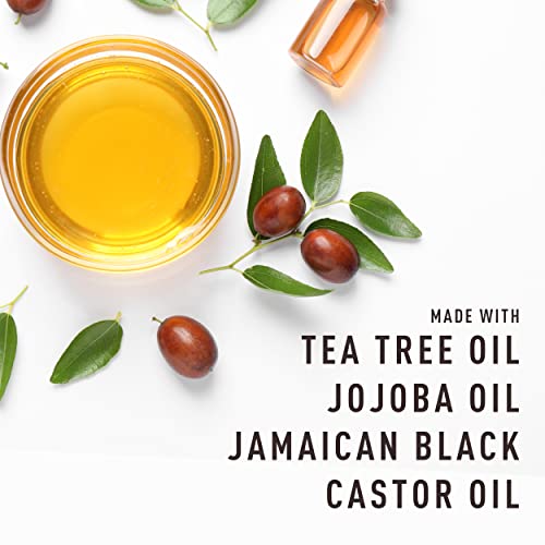 Bevel Essentials 3-in-1 Hair & Scalp Styling Oil for Curly Hair with Tea Tree Oil, Jojoba Oil, and Jamaican Black Castor Oil, 3.4 fl oz (Packaging May Vary)