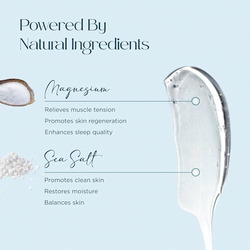 Abundant Natural Health Ocean Soothe Scalp Relief Serum with Highly Concentrated Magnesium Salt for Dry and Flaky Skin, Quick Absorption, All Natural and Fragrance-Free Leave-In Scalp Treatment, 50mL