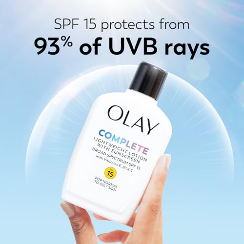 Olay Complete All Day Moisturizer with Broad Spectrum SPF 15 Normal, 4 Fl Oz (Pack of 1)