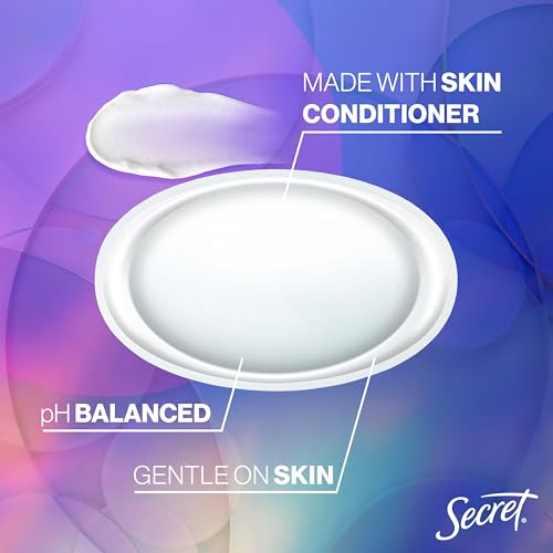 Secret Fresh Antiperspirant Deodorant for Women, 72hr Breathable Sweat & Odor Protection, Instant Freshness & Gentle, PH Balancing Minerals, Invisible Solid, Cozy Vanilla Scent, 2.6 oz (Pack of 3)