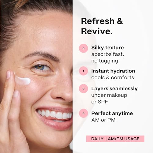 Mad Hippie Eye Cream - Anti-Aging Under Eye Cream for Dark Circles and Puffiness with Niacinamide, Peptides, Kakadu Plum & Licorice, Eye Treatment with Skin-Brightening Vitamin C, 0.5 Oz