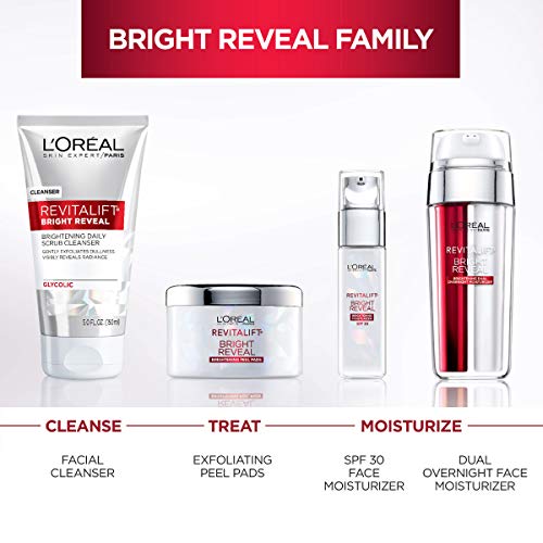 L'Oreal Paris Revitalift Bright Reveal Anti-Aging Facial Cleanser with Glycolic Acid 5 fl. oz (Pack of 2)