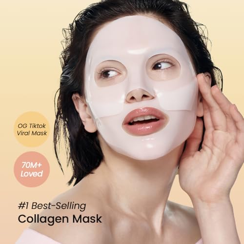 BIODANCE Collagen Trio: Bio Collagen Mask & Collagen Peptide Serum & Cream for Glass Skin, Plumping Hydration, Korean Skin Care, Valentines Day Gifts for Her, Skin Care Set