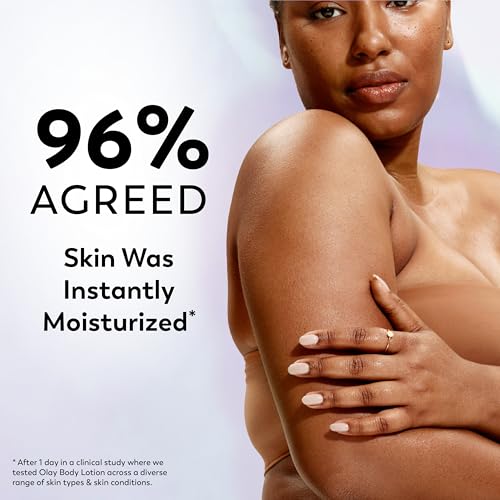 Olay Super Serum Body Cream for Dry Skin, 24hr Long Lasting Hydration, 5+ Ingredient Serum Complex for Bright Even Firm Luminous Skin, Sweet Vanilla & Soft Wood Scent,10 fl oz