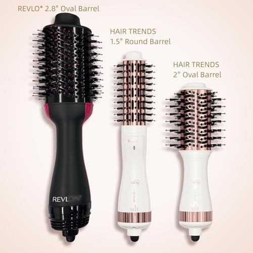 1.5 Inch Barrel Round Brush Blow Dryer (2.8’’ Plus Bristles), Negative Ionic One Step Volumizer Dryer, 4-in-1 Hot air Brush-Not for Europe Travel