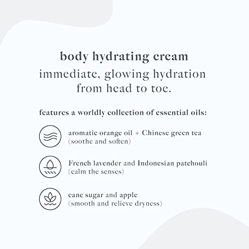 Dermalogica Body Hydrating Cream, Body Lotion with Green Tea and Lemon Oil - Gently Tones and Hydrates Skin To Relieve Dryness, 10 Fl Oz