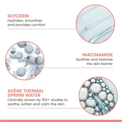 Avène Tolerance Daily Foaming Facial Cleanser, For All Skin Types Including Sensitive, Reactive Skin, Glycerin & Niacinamide Daily Use Face Wash, Fragrance-Free, Dermatologist Tested, Non-Comedogenic