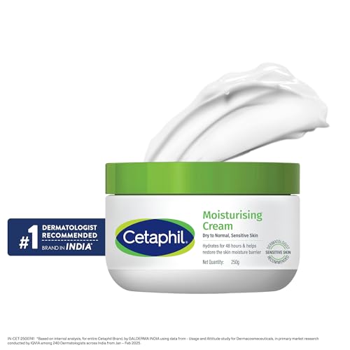 Cetaphil Face & Body Moisturizer, Hydrating Moisturizing Cream for Dry to Very Dry, Sensitive Skin, NEW 8.8 oz, Fragrance Free, Non-Comedogenic, Non-Greasy (Packaging May Vary)