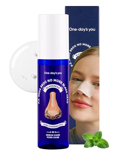 ONE-DAY’S YOU PZ SSOC SSOC Blackhead Remover Strips | Korean Pore Strips for Face & Nose | Deep Cleansing Pore Strips | Blackhead Remover with Sulfur, Tea Tree, & Salicylic Acid | 2.7 fl