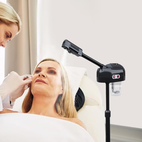 Facial Steamer Professional Ionic Skin Care Equipment Hot Mist Face Steame for Spa, Salon and at Home Use