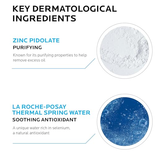 La Roche-Posay Effaclar Purifying Foaming Gel Cleanser for Oily Skin, With Zinc Pidolate To Remove Excess Oil & Shine, Alcohol Free & Oil Free, Sensitive Skin Tested