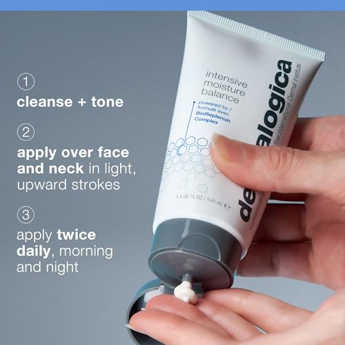 Dermalogica Intensive Moisture Balance - Face Moisturizer with Hyaluronic Acid - Restores Balance to Dry, Depleted Skin for Optimal Barrier Performance