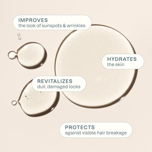 Cliganic Organic Argan Oil, 100% Pure - for Hair, Face & Skin | Cold Pressed Carrier Oil