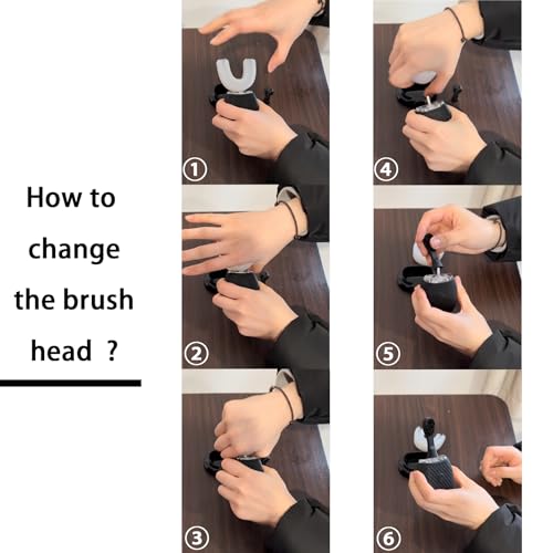 Ultrasonic Toothbrush for Adults - Automatic Electric Toothbrush with Soft Bristles Waterproof & Washable Rechargeable Portable Design with Wireless Charging 30'' Timer for Travel & Home Use (White)