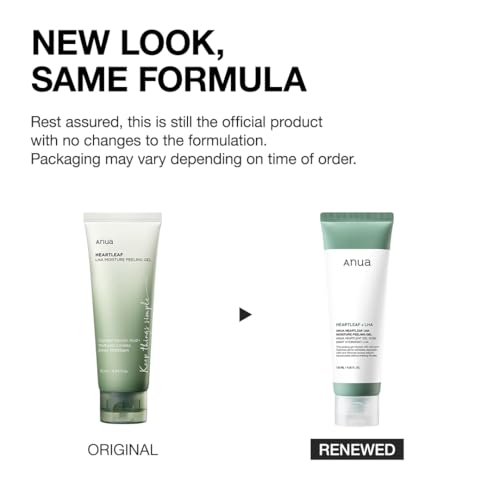 ANUA Heartleaf LHA Moisture Peeling Gel, Gentle Exfoliation, Hydrating Facial Peel, Pore Care, Dead Skin Removal, Natural Cellulose for Soothing, Vegan, Korean Skin Care (120ml/4.05 fl.oz.)