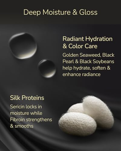 Hair Oil Heat Protectant, Split End Repair, Smoothing Salon-Quality Treatment with Argan Oil for Frizzy, Damaged, Dry Hair, Fragrance Scalp Moisture, Travel Size, Black (1.7 fl oz, 50ml)