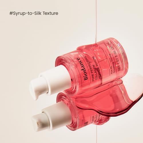 BIODANCE Collagen Plumper Duo: Pore Perfecting Collagen Peptide Serum & Facial Moisturizer, Korean Skincare Set for Plumping Glass Skin, Korean Skin Care, Valentines Day Gifts for Her, Skin Care Set