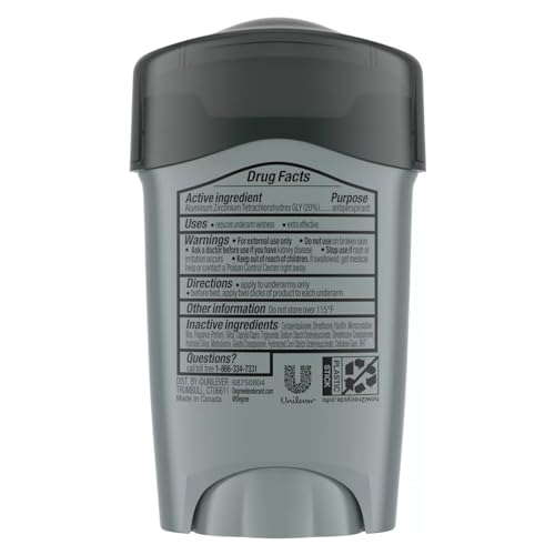 Degree Men Clinical Antiperspirant Deodorant, Sport Strength, 1.7 Ounce (Pack of 4)