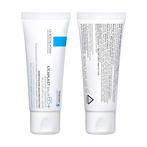 La Roche-Posay Cicaplast Balm B5, Healing Ointment and Soothing Therapeutic Multi Purpose Cream for Dry & Irritated Skin, Body and Hand Balm, Baby Safe, Fragrance Free