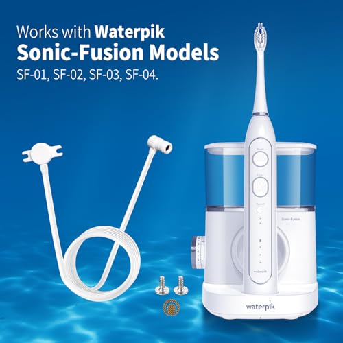 Replacement Hose for Waterpik Sonic-Fusion SF-01/SF-02/SF-03/SF-04 Flossing Toothbrush | Accessories that match the Water pik Water Flosser, 1 Pack