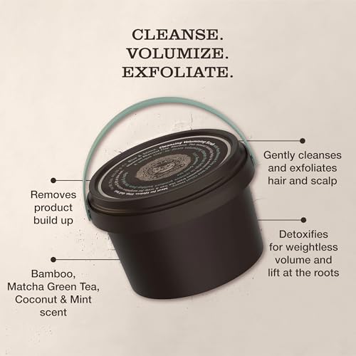 Tweak’d by Nature - Rise & Shine Cleansing Volumizing Hair Scrub for Scalp Treatment, Exfoliating Scrub for Fine Hair, Nourishing Scalp Care for Instant Shine, Sulfate Free, Paraben Free (16 ounces)