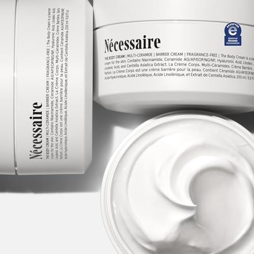 Nécessaire The Body Cream – Fragrance-Free Barrier Repair Body Moisturizer with Niacinamide, Ceramides & Hyaluronic Acid – Rich Hydration for Dry, Sensitive Skin – Dermatologist-Tested – 6.8 oz