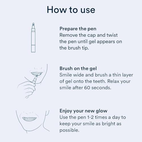 Auraglow Extra Strength Teeth Whitening Pen, 9% Hydrogen Peroxide, 40+ Whitening Treatments, Whitens Teeth Fast, No Sensitivity, 4mL