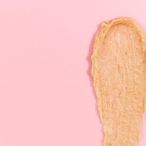 Soap & Glory Smoothie Star Exfoliating Body Scrub - Buff & Smooth Skin - Almond & Caramel Scented Vegan Body Polish - Brightening Scrub with Honey Extract + Sweet Almond Oil (300ml)