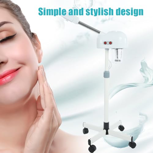Ymiko Professional Facial Steamer, Moisturizing Skin Care Machine with 1000ml Detachable Water Cup for Wrinkle Removal and