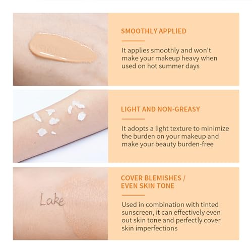 NICEFACE Tinted Sunscreen for Face with SPF 40 - UV Protection - Moisturizer & Lightweight Facial Sunscreen with Vitamin C and Vitamin E, for All Skin Type (40ml), Bronze