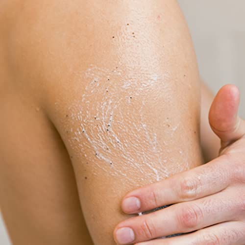 Oars + Alps Superfoliant Body Scrub, Body Scrub for Men with Glycolic Acid, Niacinamide & Pumice, Coconut Oil, Made with Clean Ingredients, Cruelty Free, Paraben Free, Vegan, Eucalyptus Woods, 8oz