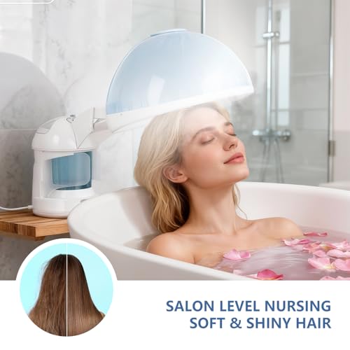 3 in 1 Facial Steamer, Hair Steamer, Air Humidifier Hot Mist Moisturizing Hydration System, Portable Facial Atomizer Spa for Personal Care Use at Home Salon