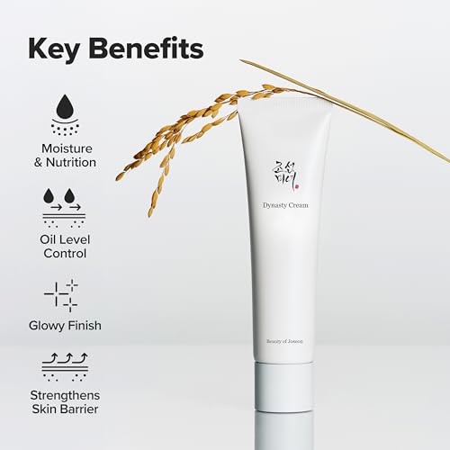 Beauty of Joseon Dynasty Cream Hydrating Face Moisturizer for Dry, Sensitive Skin, Korean Skincare for Men and Women 50ml, 1.69 fl.oz.