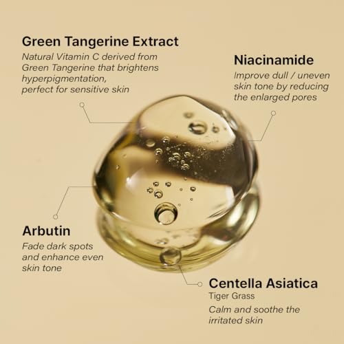 GOODAL Green Tangerine Vitamin C Serum, Korean Skin Care - Advanced Version 1.02 fl oz