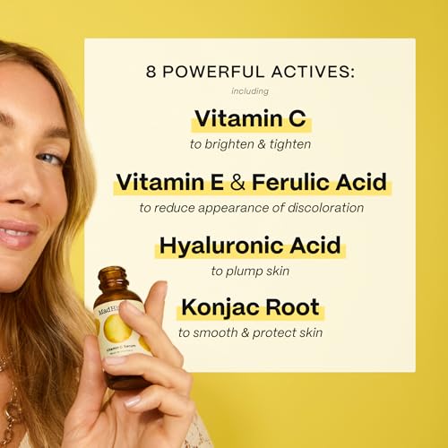 Mad Hippie Vitamin C Serum for Face – Hyaluronic Acid, Ferulic Acid & Vitamin E, Anti-Aging, Glow Up Essentials, Cruelty-Free Skin Care, 1.02 Oz