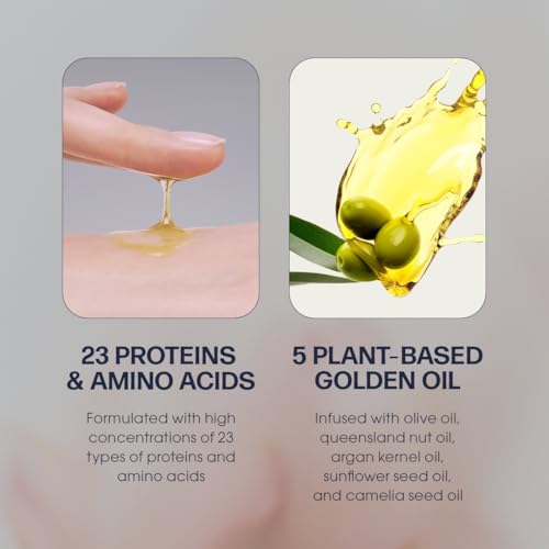 UNOVE Silk Oil Essence Hair Serum 70ml/2.4fl.oz | Nourishing Hair Oil for Dry, Frizzy, and Damaged Hair | Lightweight Smoothing Serum | Frizz Control and Split End Care | Heat Protection