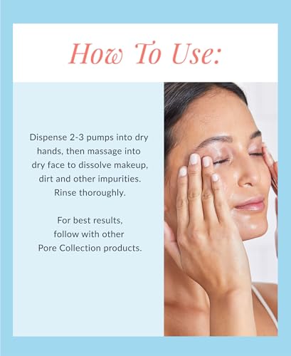 DHC Pore Cleansing Oil, Facial Cleansing Oil, Makeup Remover, Unclog Pores, Residue-Free, Fragrance and Colorant Free, 5 fl. oz.