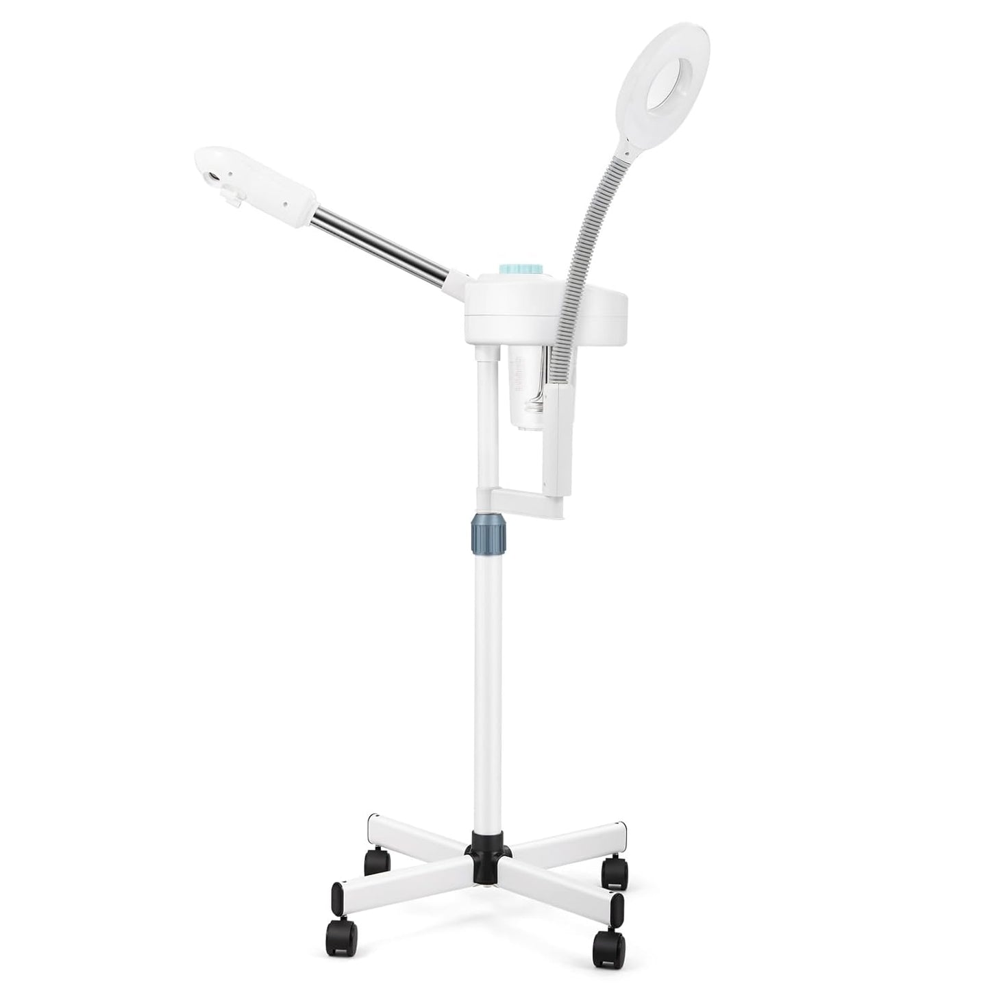 Artist hand Facial Steamer Professional 2 in 1 Hot Face Steamer with 5X LED Magnifying Lamp, Esthetician Face Steamer for Facial Deep Cleansing, Fast Heat Moisturizing for Beauty Salon Spa Home Use