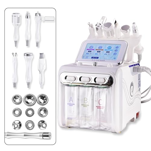 Hydrogen Oxygen 7 in1 Diamond Microdermabrasion Machine，Facial Peeling Skin Care for Salon Personal Home Use