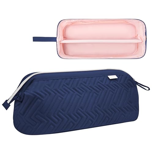 Leudes Hair Tools Travel Bag for Shark Flexstyle Carrying Case Portable Shark Hair Air Wrap Dryer Case Waterproof Dustproof Flat Curling Iron Travel Organizer (Blue)