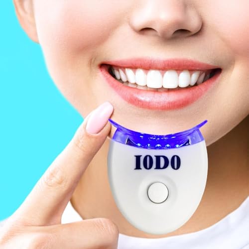 Rechargeable Teeth Whitening Light 5 LED Blue UV Teeth Whitening Lamp Professional LED Accelerator Lights Only(Gel Not Included)